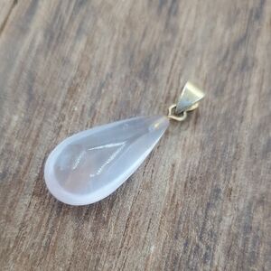 Pink‎ Clear Ghostly Drop Pendant E1021